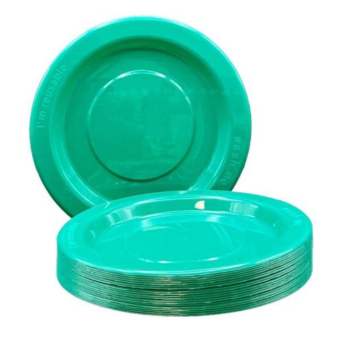 Lunch Plate Forest Green Pack of 20