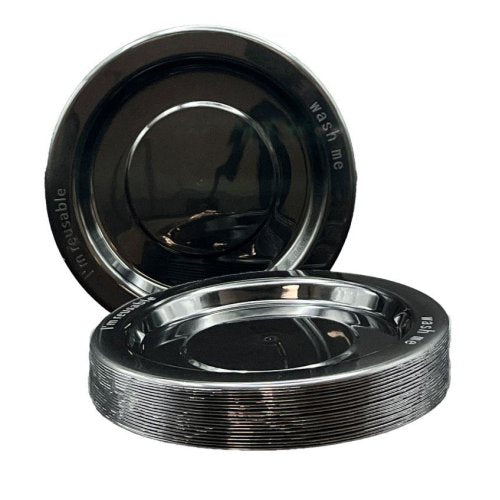 Lunch Plate Black Pack of 20