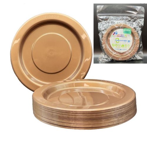 Lunch Plate Rose Gold Pack of 20