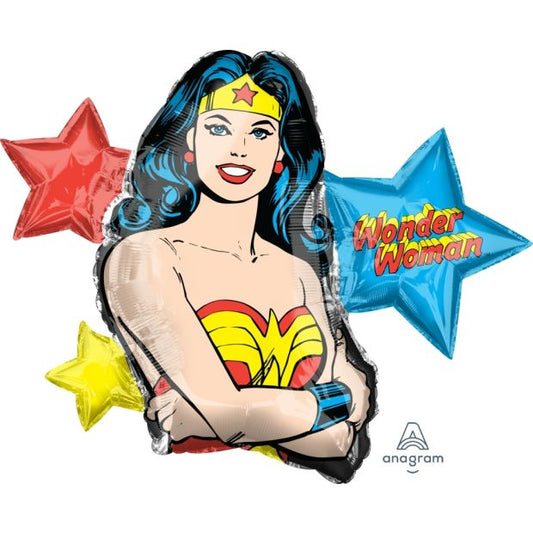 Foil Supershape Balloon 83cm Wonder Woman