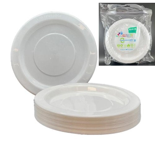 Dinner Plate Pack of 20 White
