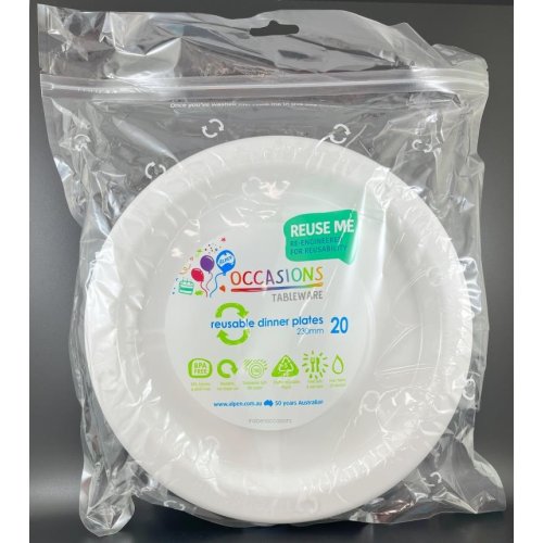Dinner Plate Pack of 20 White