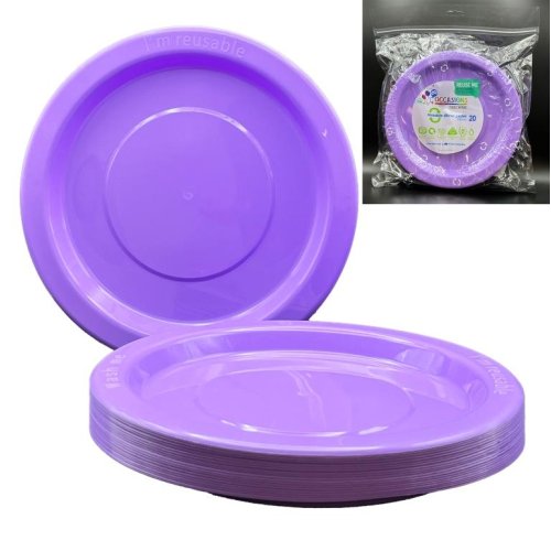 Dinner Plate Lavender Pack of 20