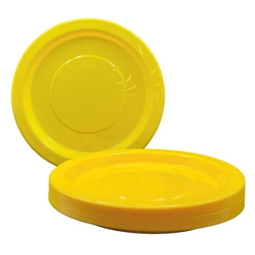 Dinner Plate Yellow Pack of 20