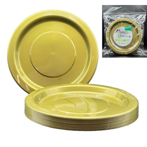 Dinner Plate Gold Pack of 20