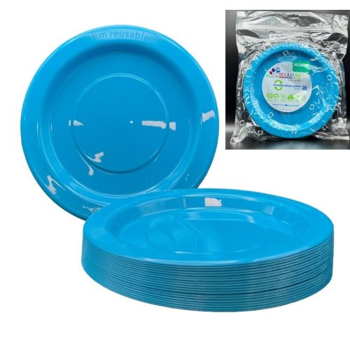 DINNER PLATE AZURE BLUE Pack of 20
