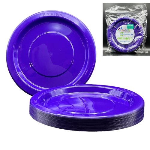 Dinner Plate Purple Pack of 20