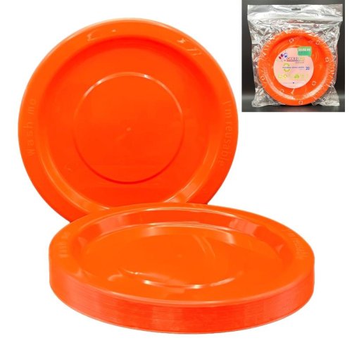 Dinner Plate Orange Pack of 20