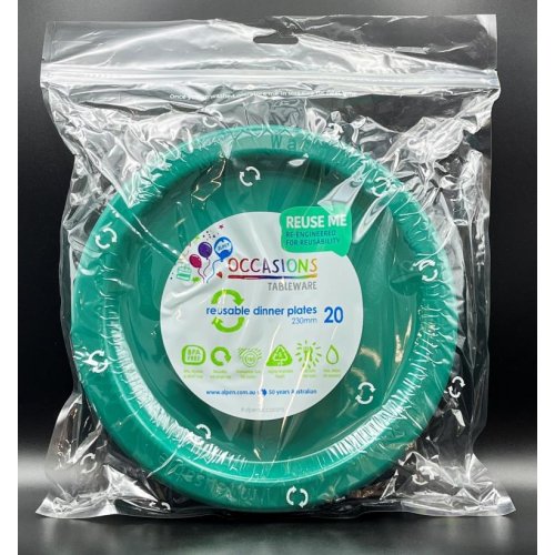 Dinner Forest Green Plate Pack of 20