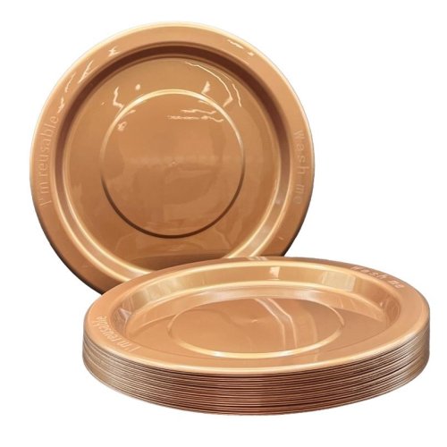 Dinner Plate Rose Gold Pack of 20