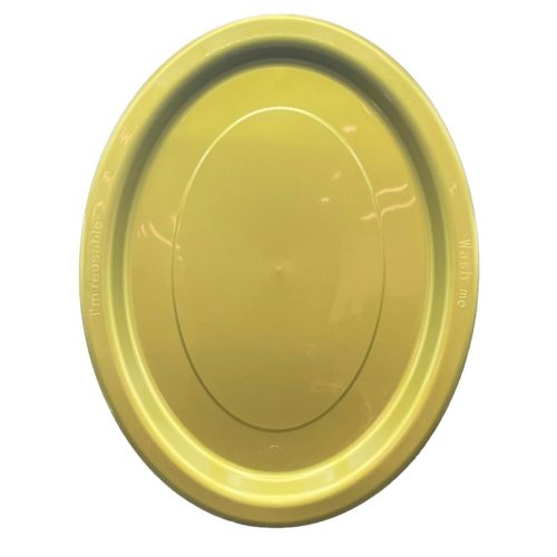 Oval Plates Gold Pack Of 20