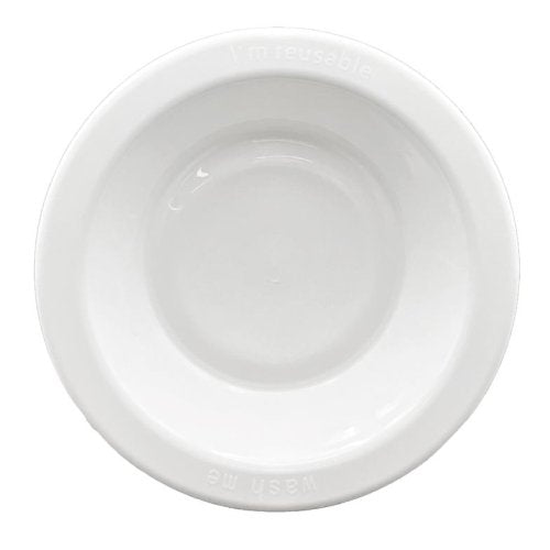 Plastic Bowl White Pack of 20