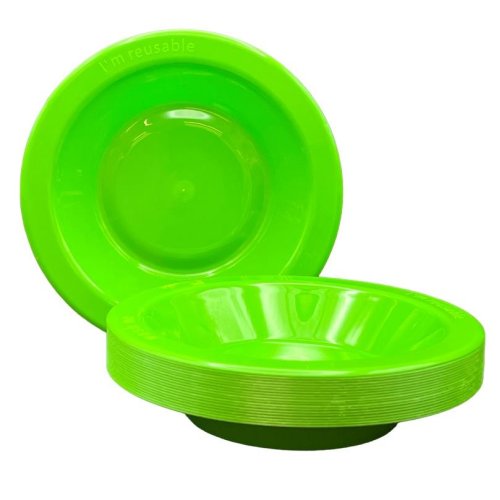 Plastic Bowl Lime Pack of 20