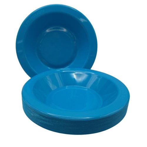 Plastic Bowl Azure Pack of 20