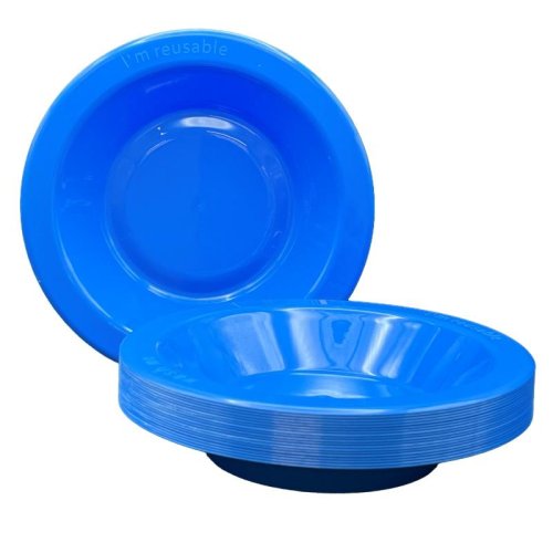 Plastic Bowl Royal Blue Pack of 20
