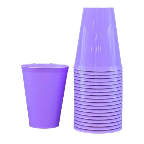 Plastic Cups Lavenders Pack of 20