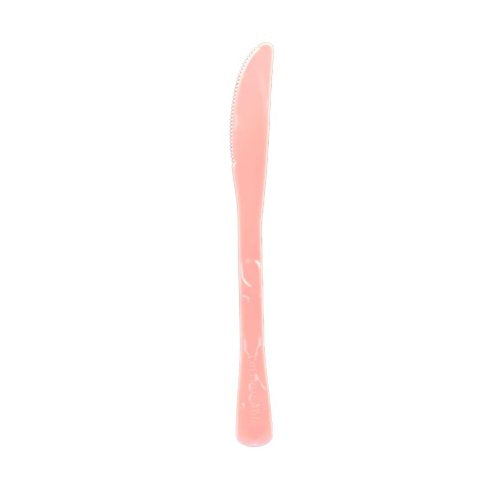 Plastic Knife Light Pink Pack of 20