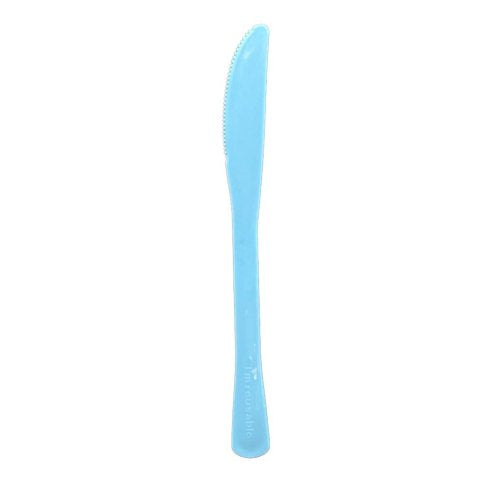 Plastic Knife Light Blue Pack of 20