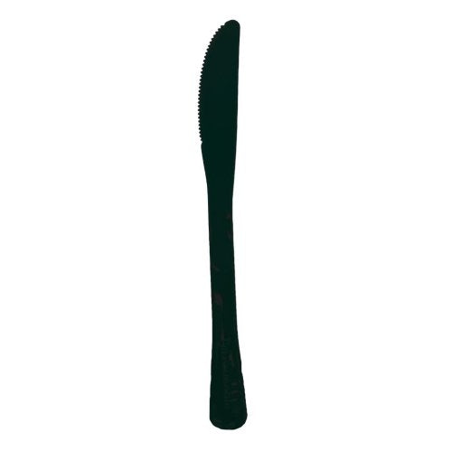 Plastic Knife Black Pack of 20