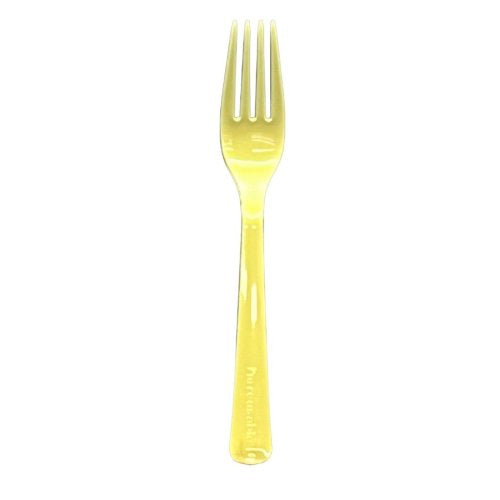 Plastic Forks Gold Pack of 20