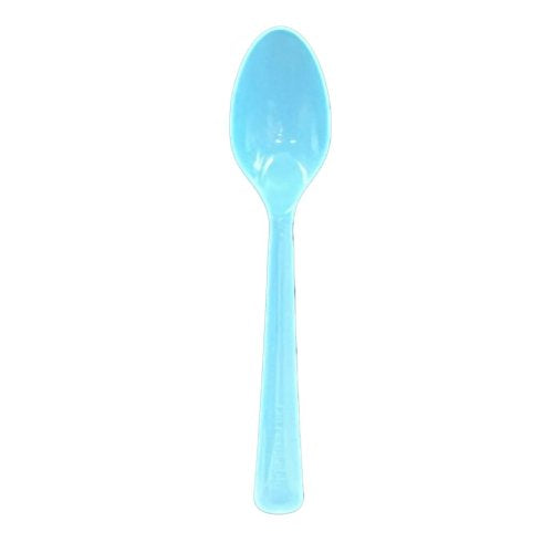 Plastic Spoons Light Blue Pack of 20