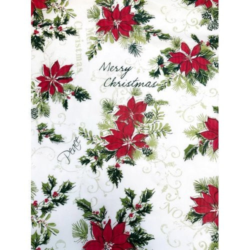 Christmas Printed Rectangle Tablecover 137 x 274 cm P1