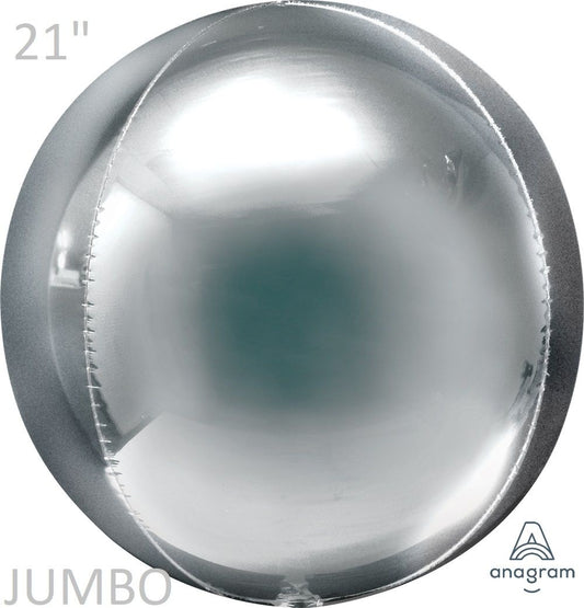 Jumbo Orbz Silver 54cm(21inch)