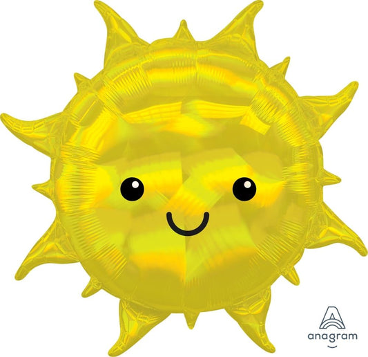 Anagram Foil SuperShape Iridescent Sun (68cm)