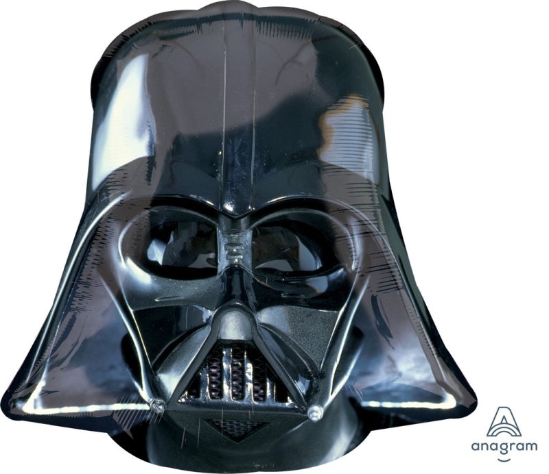 Large Foil Supershape Balloon Darth Vader Helmet
