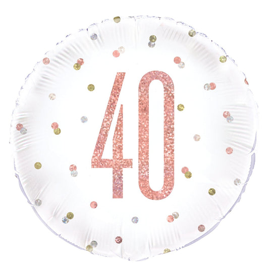 ROSE GOLD 18"(45CM) FOIL BALLOON - 40