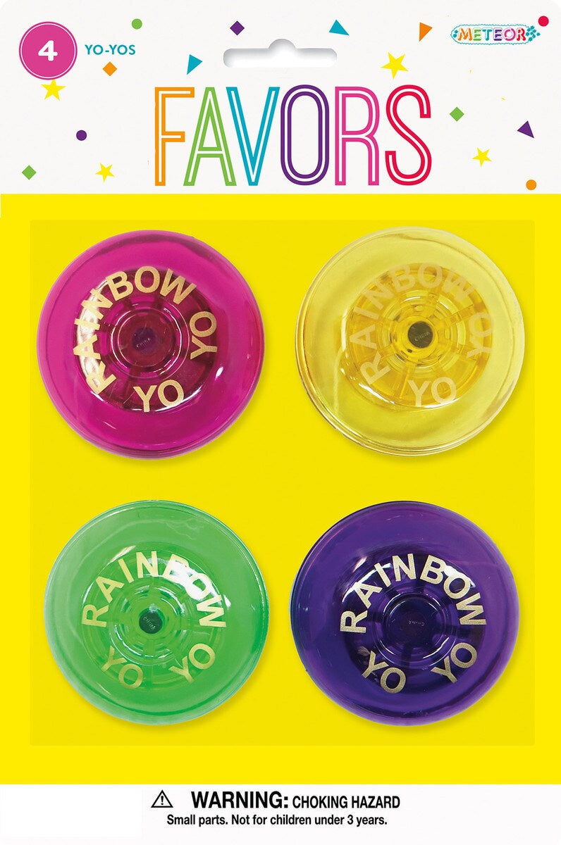 Yo-Yo's Party Favor Pack of 4