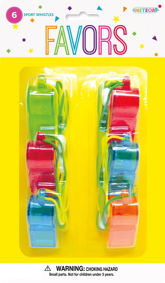 6 SPORTS WHISTLES