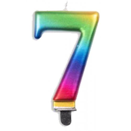 #7 Rainbow Jumbo Candle P1