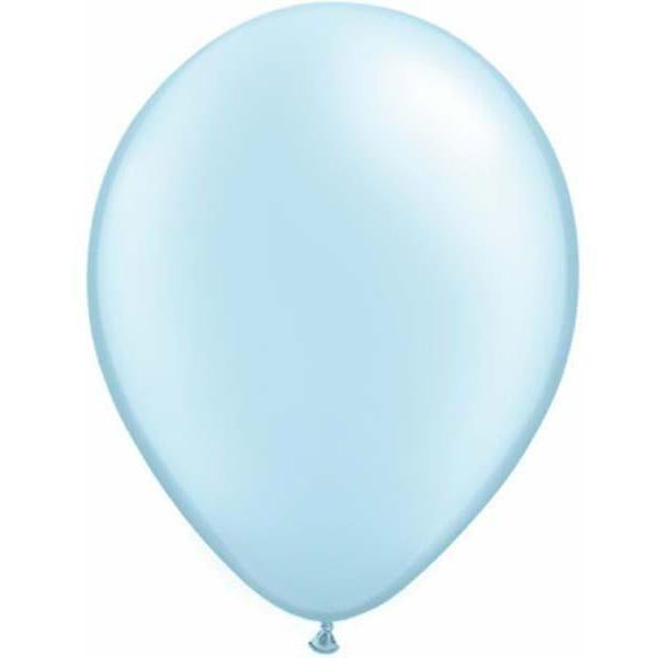 5" (12cm) Balloon Metallic Light Blue Pack of 100