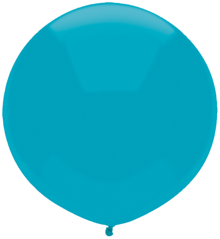 LATEX 17"(43CM) ISLAND BLUE LATEX BALLOONS PACK OF 50