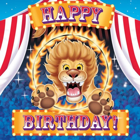 BIG TOP BIRTHDAY LUNCH NAPKINS PACK OF 16