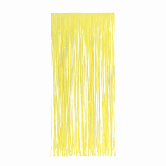 Matte Door Curtain Pastel Yellow 90 X 200cm