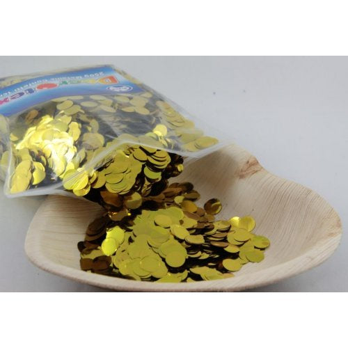 Metallic Small Confetti 1cm Gold 250g