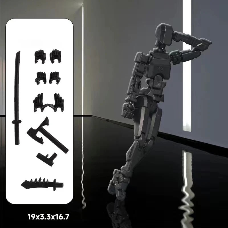 Multi-Jointed Movable Shapeshift Robot 3D Printed Mannequin Dummy 13 Action Figure Full Body Movable Robot Parent-Children Games