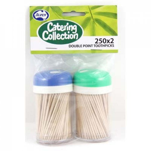 Toothpick Round Double Pointed Pack Of 250 X 2