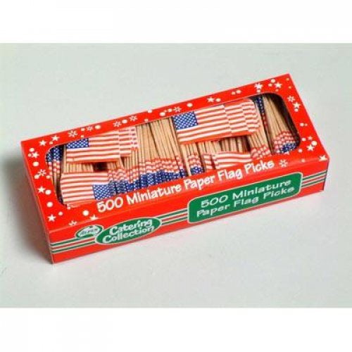 Usa Flag Pick Pack Of 500