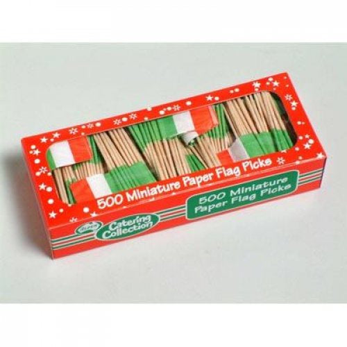 Italy Flag Pick Pack Of 500