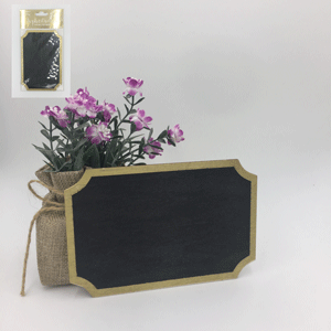 Gold Chalkboard Easel Sign (15cm X 10cm)