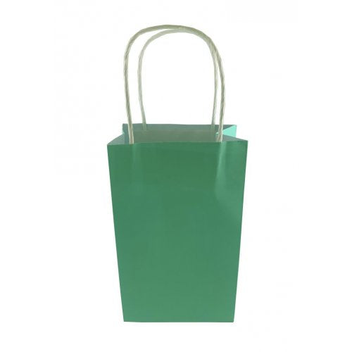 Party Bag Paper 215x130x80mm Pastel Mint Pack 5