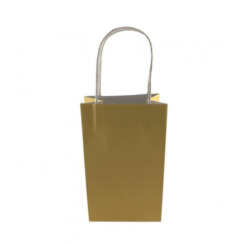 Party Bag Paper 215x130x80mm Pastel Lemon Pack 5