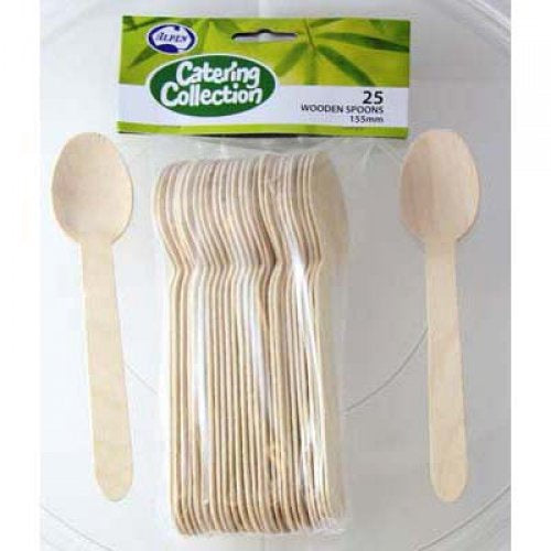 Wooden Spoons Pack Of 25