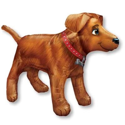 Large Foil Supershape Balloon Golden Dog