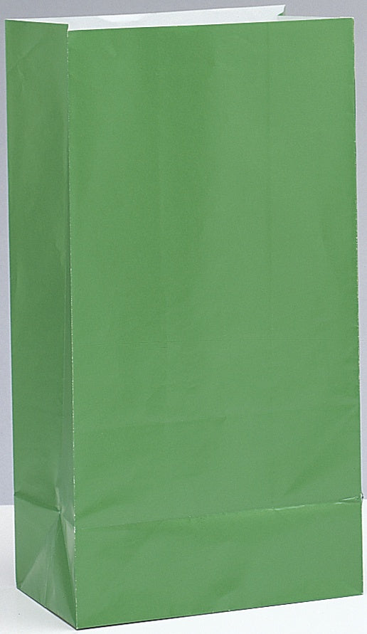 Paper Loot Bags Green P12