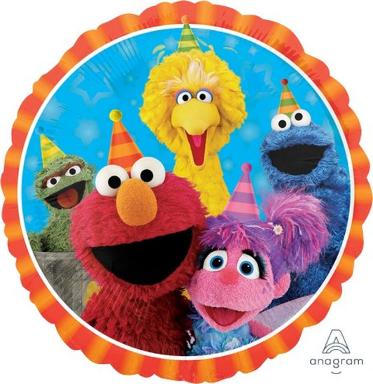Foil Balloon 18"(45cm) Sesame Street Fun