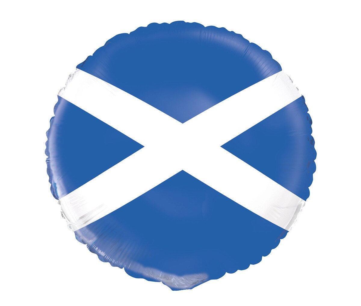 Scotland Flag Foil Balloon 45cm